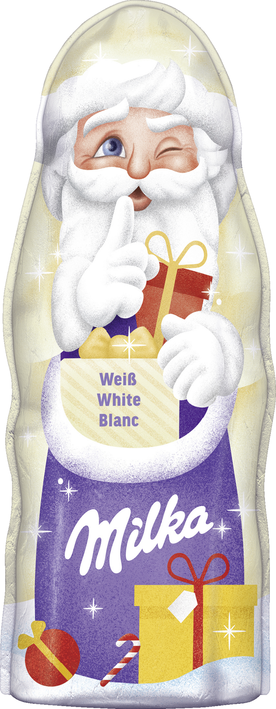 Milka Santa Claus, white chocolate