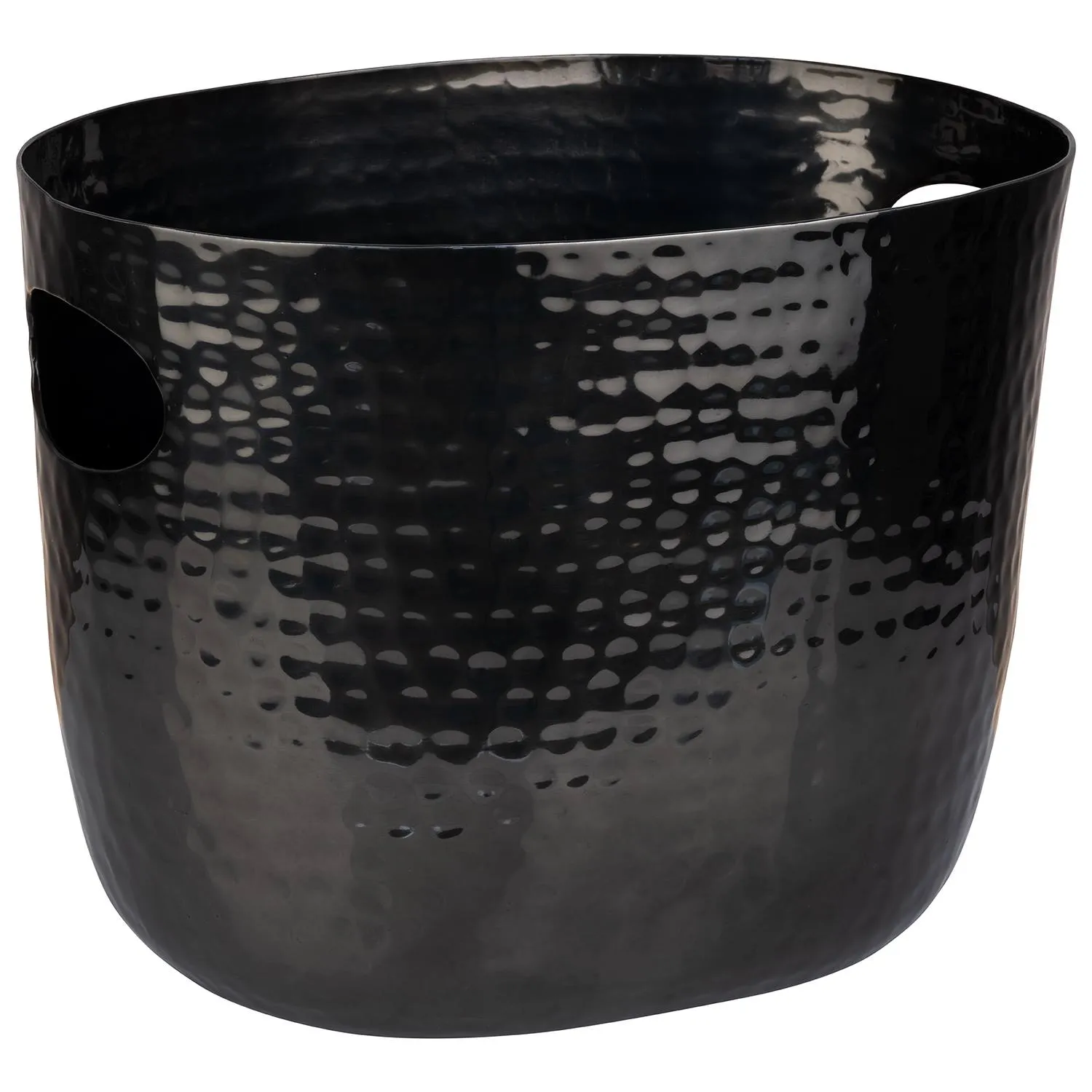 Wine/champagne cooler, aluminum, 25.5 x 19 x 20 cm / 2.1 ltr., color: gunmetal look
