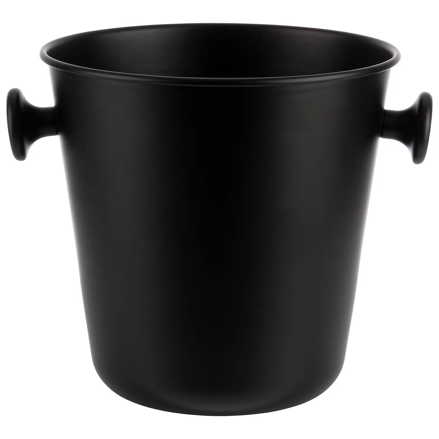 Wine/champagne cooler, aluminum, diameter: 21.5 cm, height: 22 cm, capacity: 5 liters, color: black