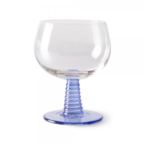 Wine glass blue (deep) from HKliving