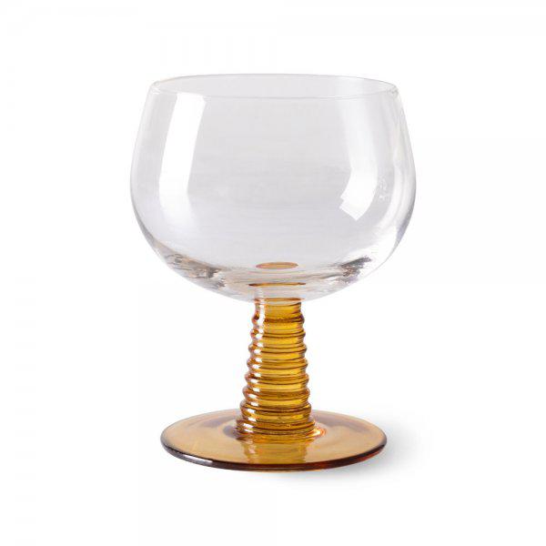 Wine glass ocher (deep) from HKliving