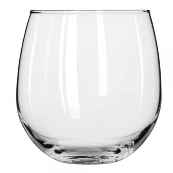Stemless wine glass for red wine from Libbey