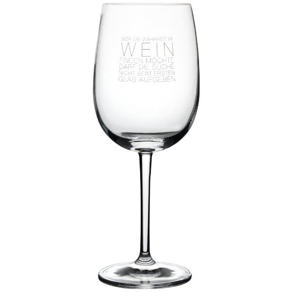 Rader Wine Glass Truth in Wine by Räder Design