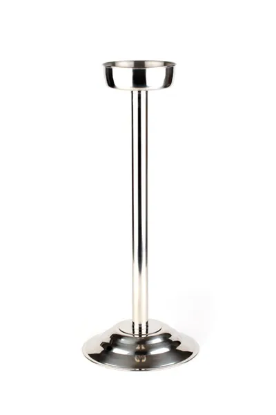 Wine cooler stand D: 15 / 28 cm, H: 68 cm, stainless steel, high-gloss polished, suitable for all APS wine coolers