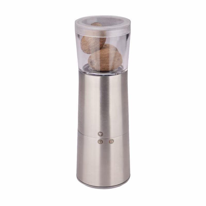 TABLE PASSION Weis 11221 Stainless Steel Nutmeg Mill with Storage Container