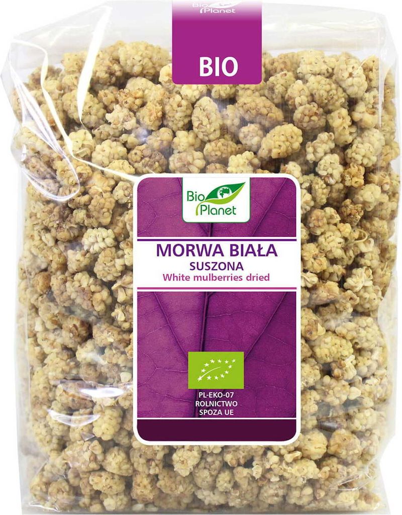 Biogo WHITE DRIED MULBERRY 1kg - PLANET