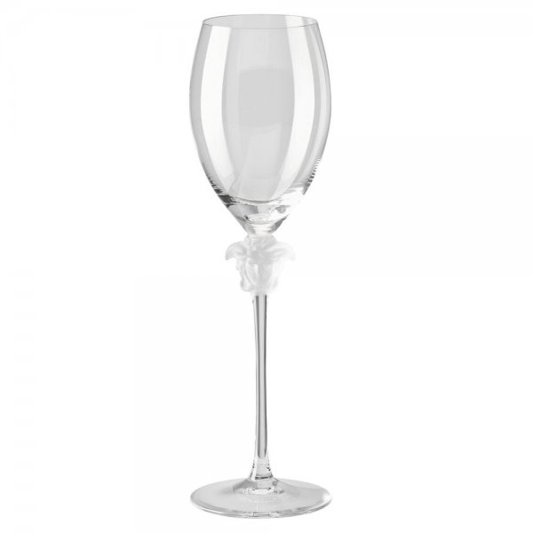 White wine glass Medusa Lumiere by Versace by Rosenthal -
