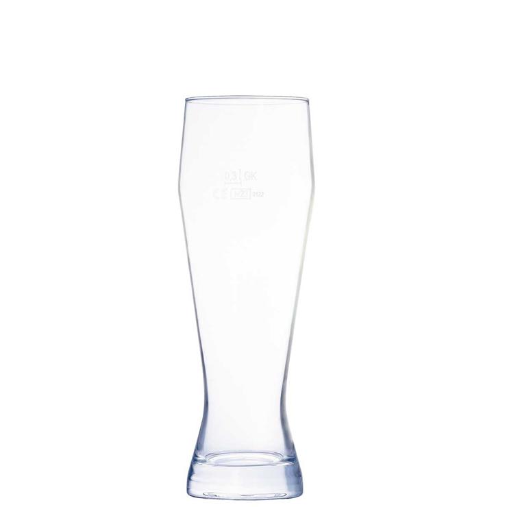 tableroc Wheat beer glass small Bavaria 45 cl with filling line 0.3 ltr. |-|, contents: 450 ml, H: 200 mm, D: 73 mm