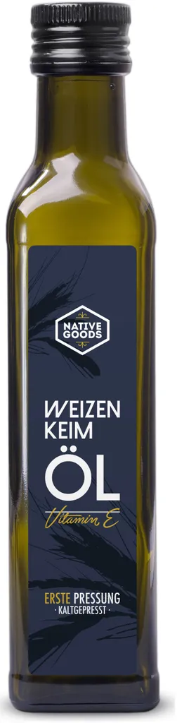 biokontor Wheat Germ Oil 250 ml | 100% natural | 1st cold pressing | Contains vitamin E | Native products