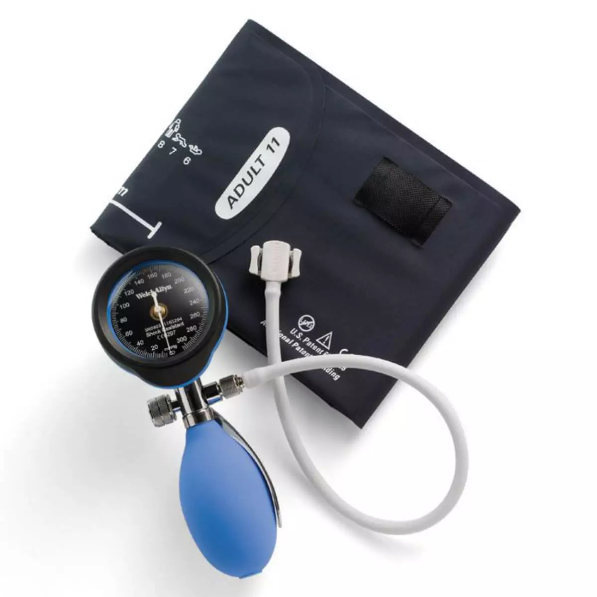 Welch Allyn DuraShock DS55 single-tube blood pressure monitor, Blue