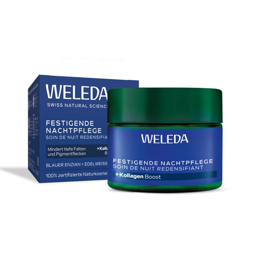 Weleda Blue Gentian & Edelweiss Firming Night Care - intensively nourishes & reduces deep wrinkles 40 ml