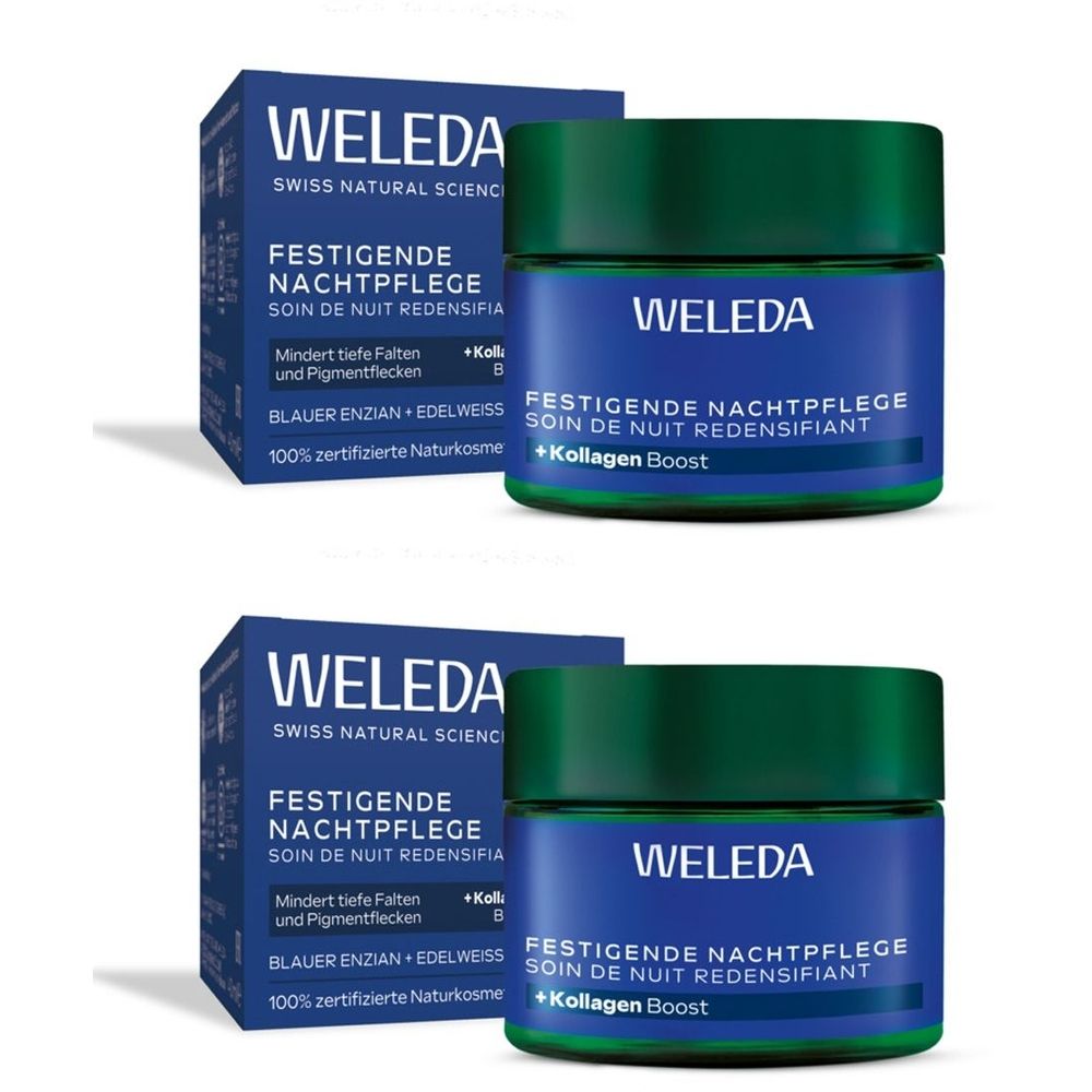 Weleda Blue Gentian & Edelweiss Firming Night Cream - intensively nourishes & reduces deep wrinkles 80 ml