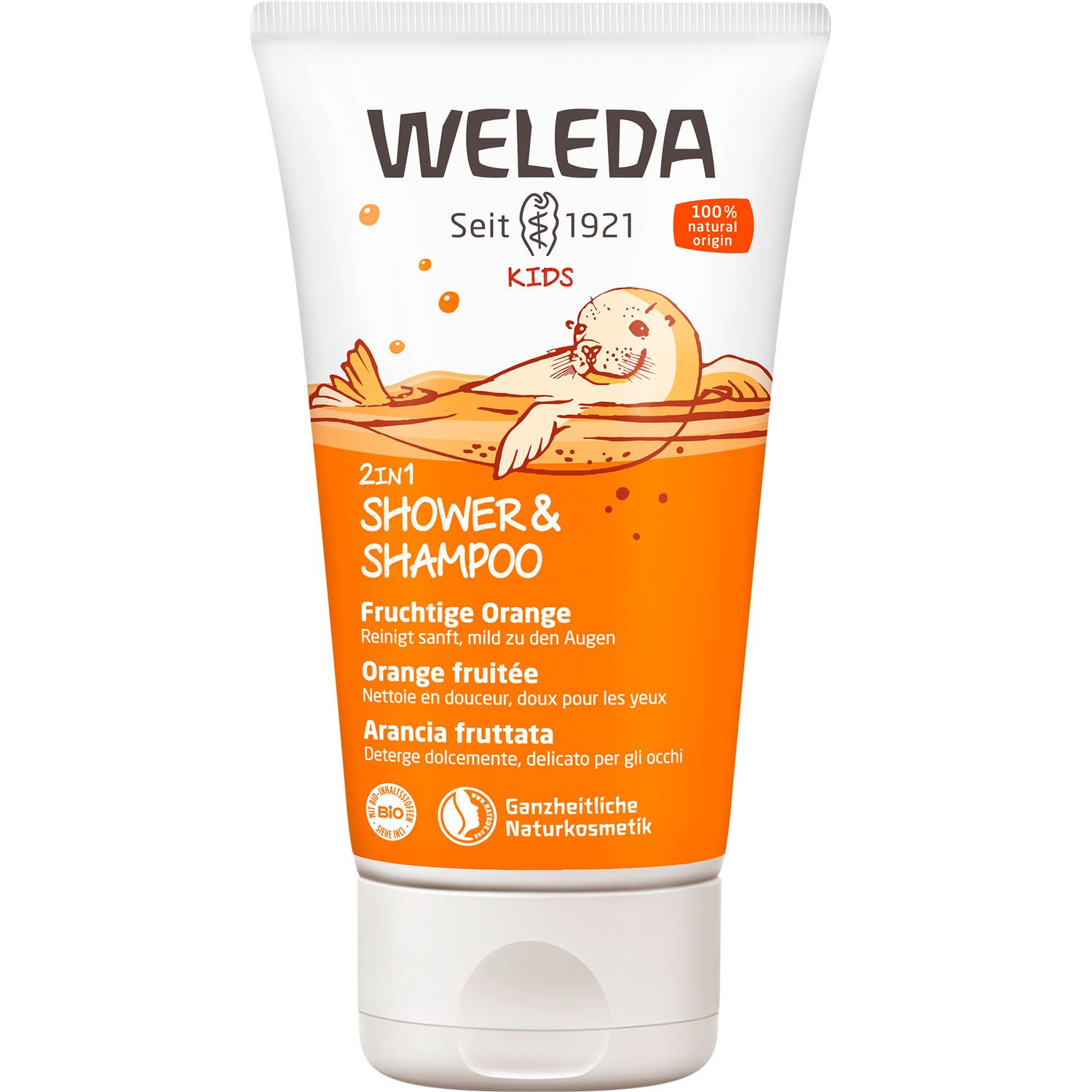 Weleda Kids 2in1 Shower & Shampoo Fruity Orange 150 ml