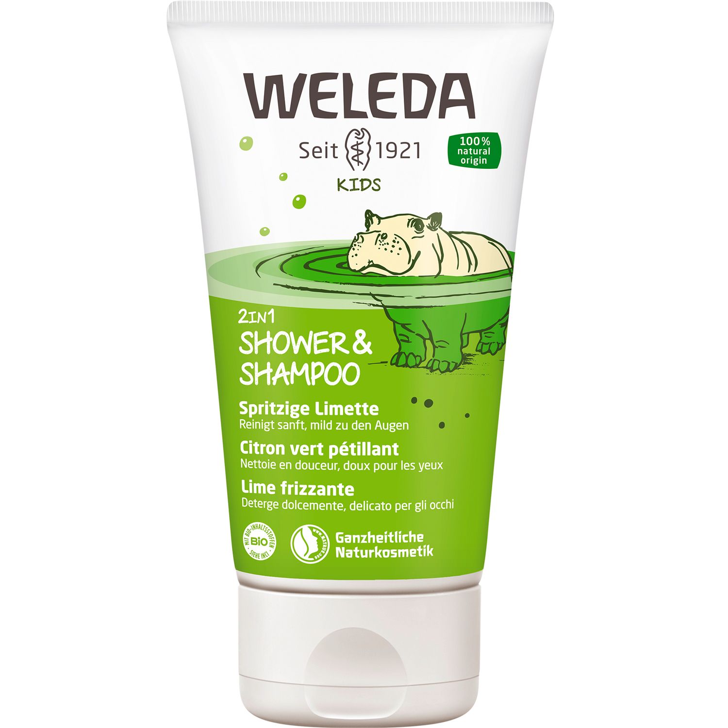 Weleda Kids 2in1 Shower & Shampoo Sparkling Lime 150 ml
