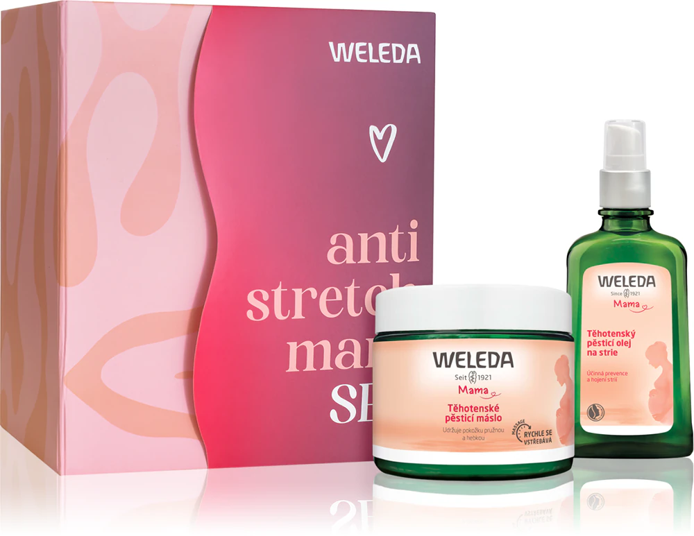Weleda Mama The Power of Nature Against Stretch Marks Set reduces and prevents stretch marks