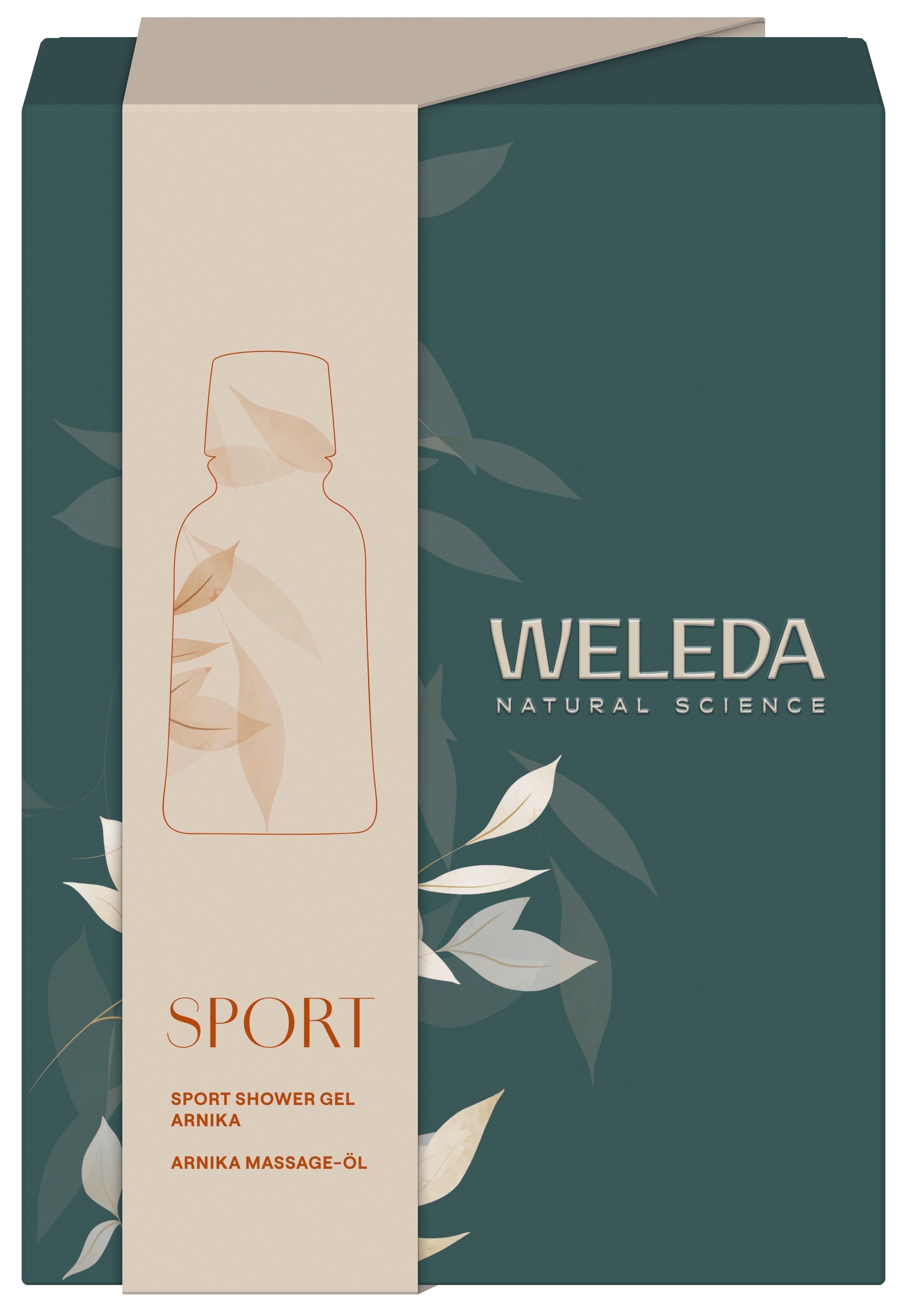 WELEDA® Sport Gift Set with Arnica Shower Gel 200ml & Massage Oil 1 St