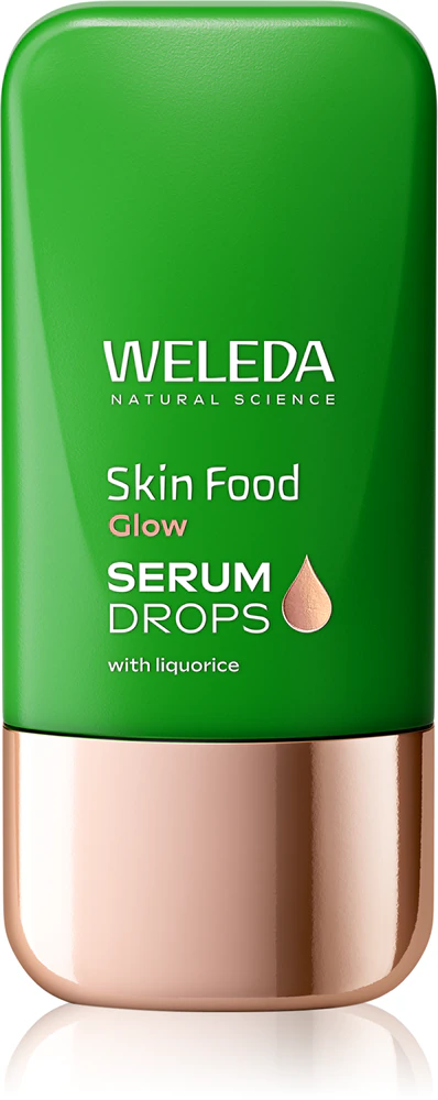 Weleda Serum Drops Skin Food Glow brightening serum to even out skin tones