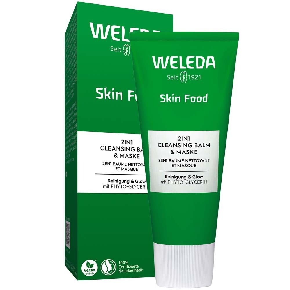 Weleda Skin Food 2in1 Cleansing Balm & Mask - Cleanses and regenerates normal to dry skin 75 ml