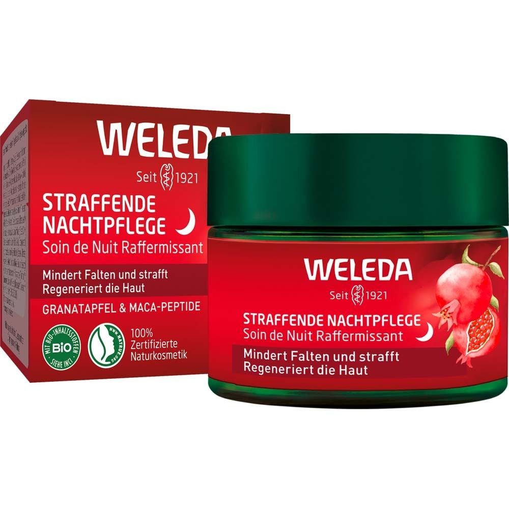 Weleda Firming Night Care Pomegranate & Maca Peptides - intensively nourishes, firms and reduces wrinkles 40 ml