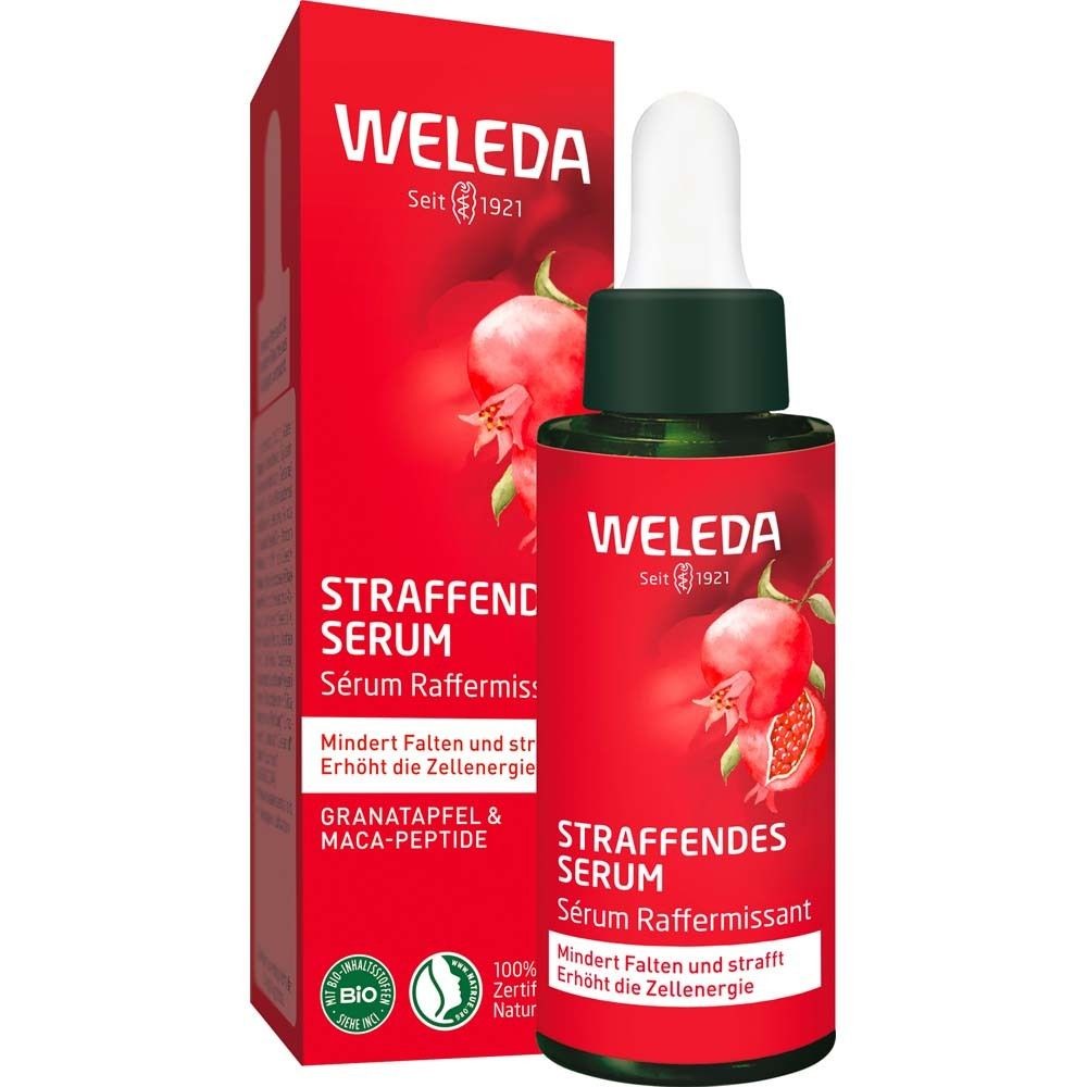 Weleda Firming Facial Serum Pomegranate & Maca Peptides - reduces wrinkles and visibly tightens 30 ml