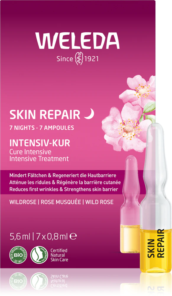 Weleda Wild rose intensive treatment for the first wrinkles