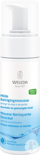 Weleda Delicate Cleansing Foam for Normal and Combination Skin Pump Bottle 150ml