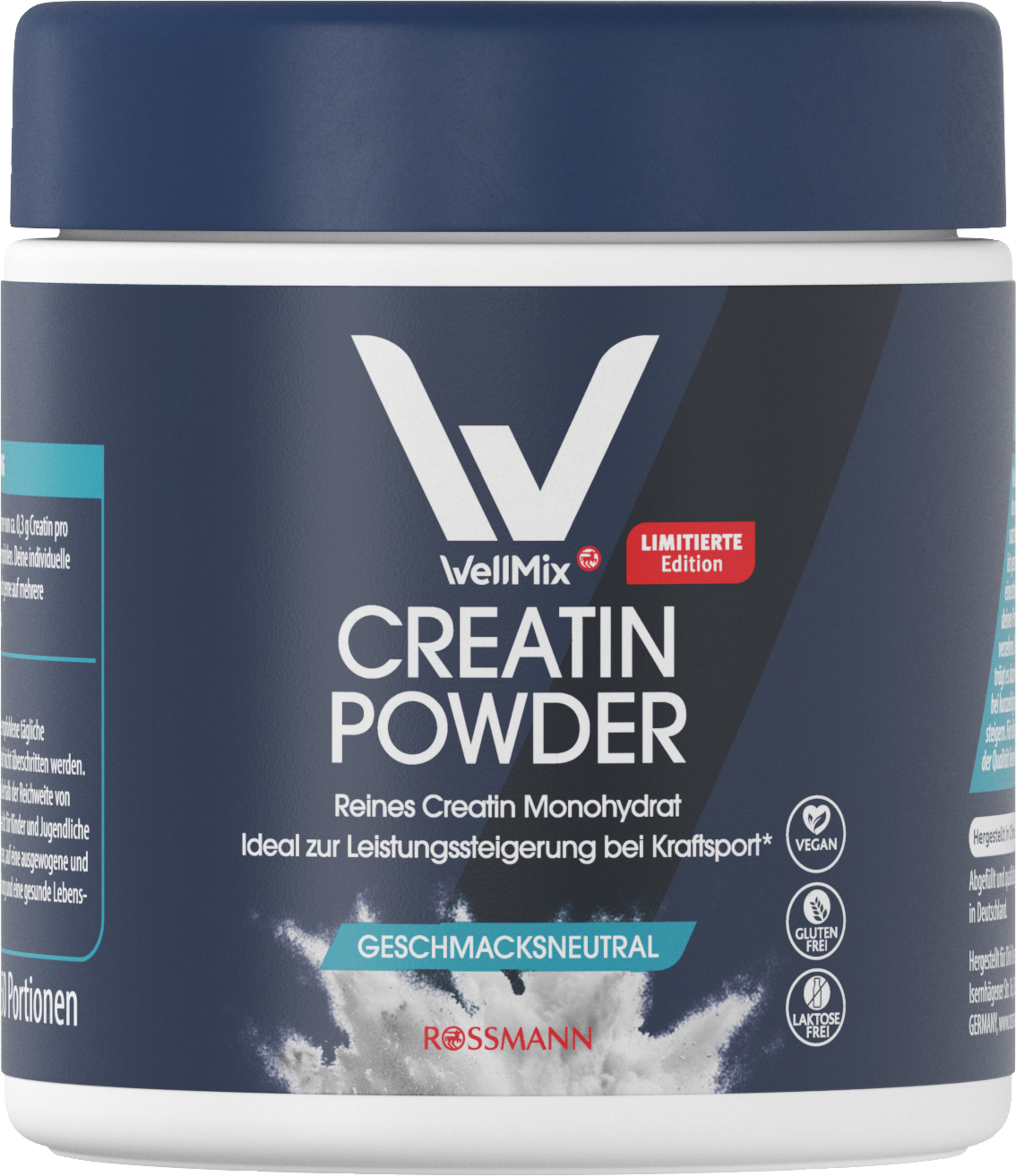 WellMix Creatine Powder, flavorless 250g