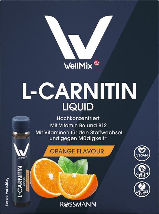 WellMix L-Carnitine Liquid Orange Flavor