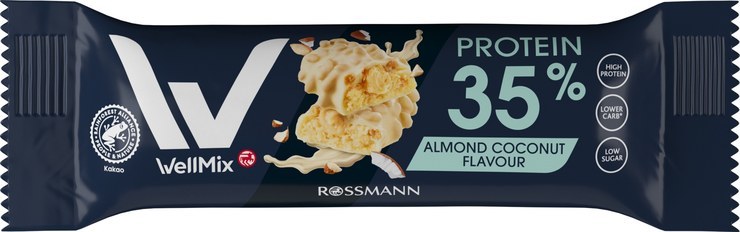 WellMix protein bar Almond Coconut Flavor