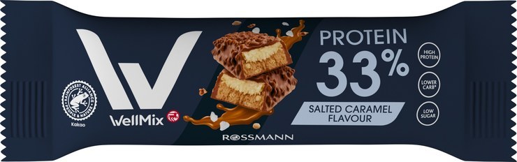 WellMix protein bar Salted Caramel Flavor