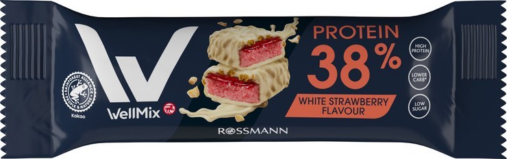 WellMix protein bar White Strawberry Flavor