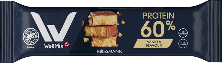 WellMix Bar 60% Protein Vanilla Flavor