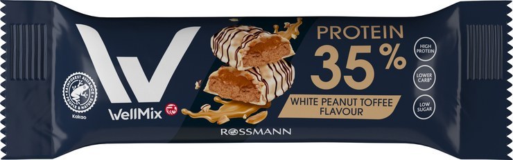 WellMix bar White Peanut Toffee Flavor
