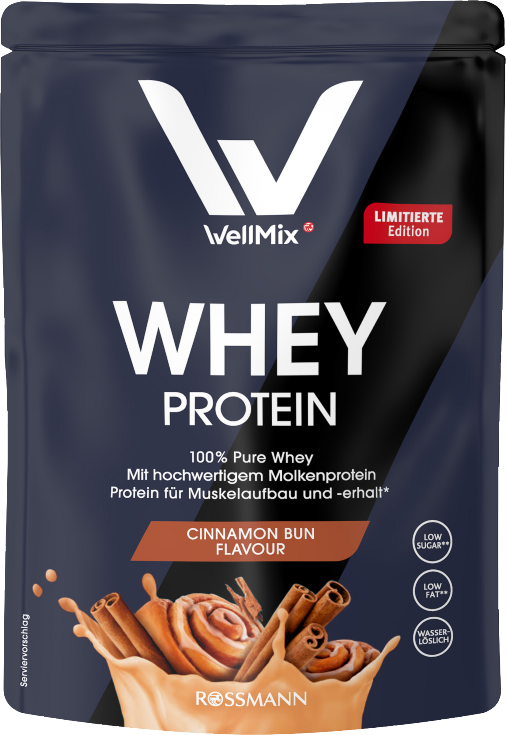 WellMix Whey Protein Cinnamon Bun Flavor 450g