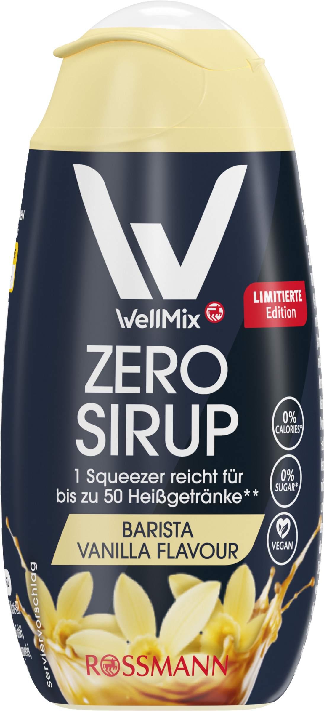 WellMix Zero Syrup Barista Vanilla Flavor 65 ml
