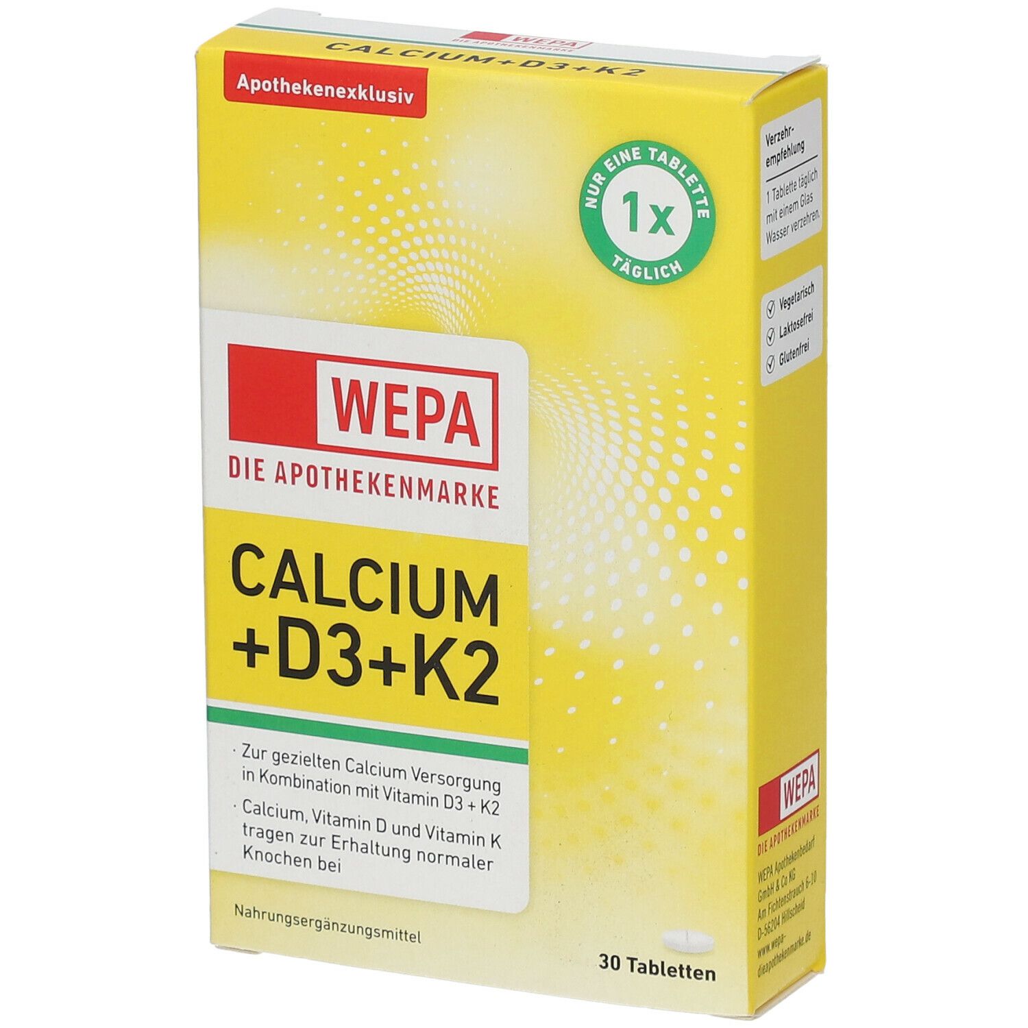Wepa Caclium + D3 + K2