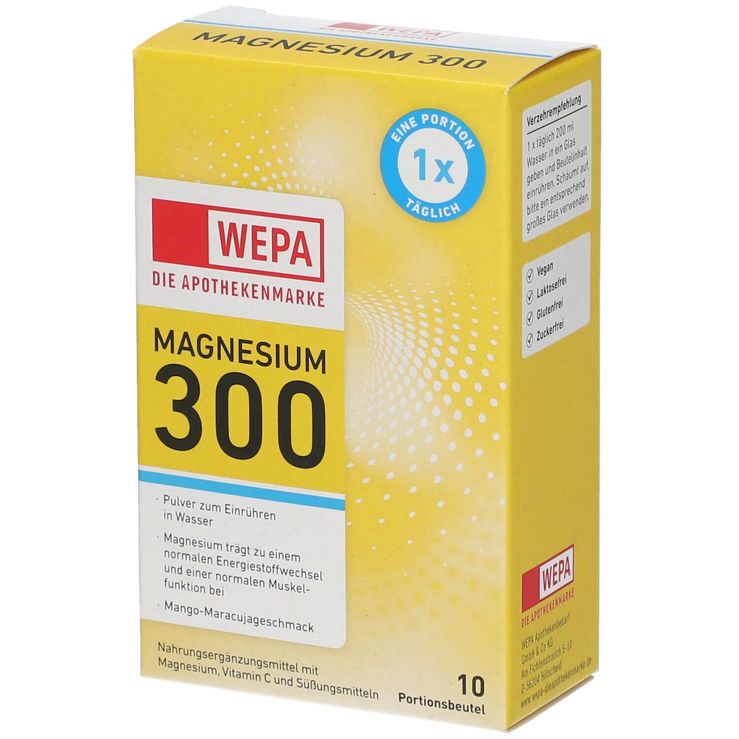 WEPA Magnesium 300 10x4,5 g