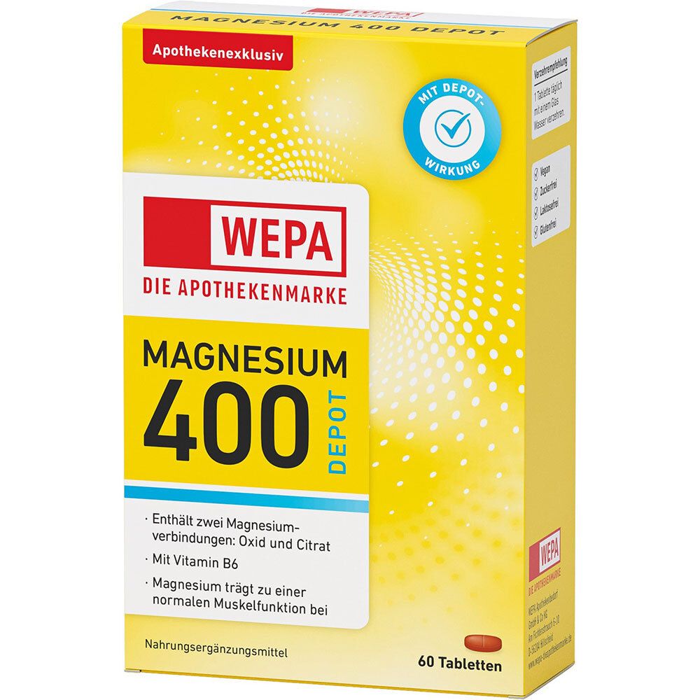 WEPA Magnesium 400 Depot 60 St