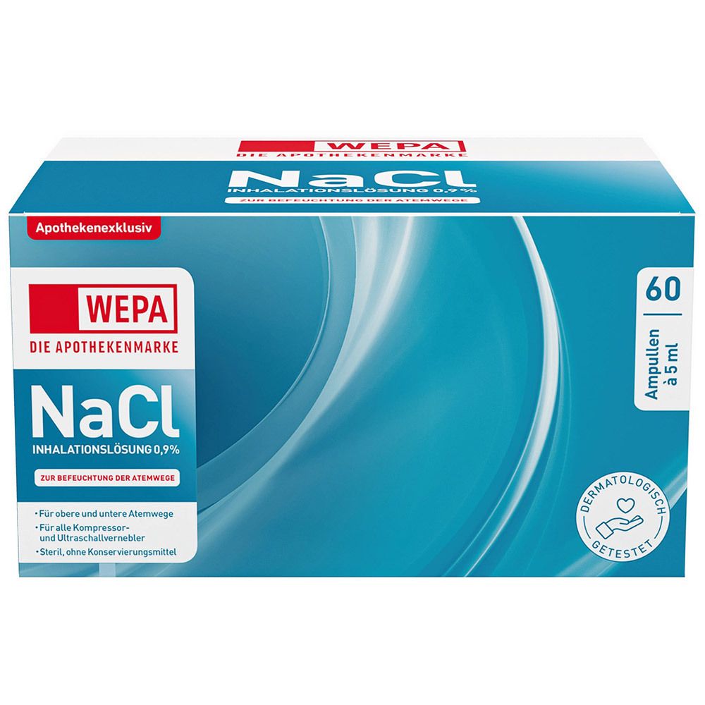 WEPA NaCl Inhalationslösung 60x5 ml