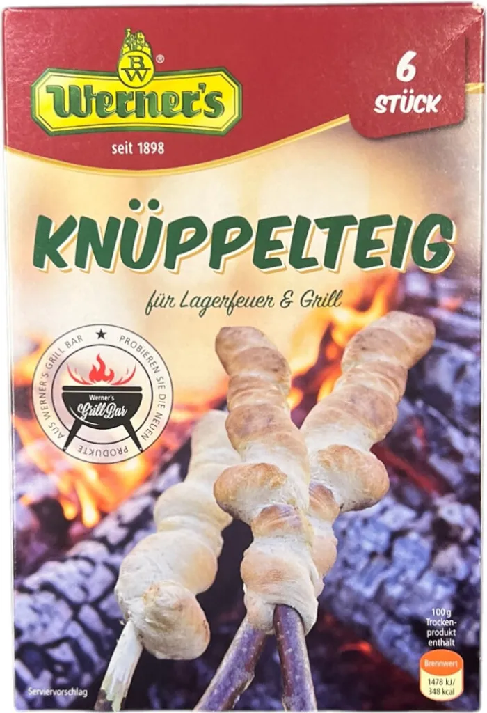 Bernhard Werner Produktions- und Handels GmbH Werner's Knüppelteig Ready Mix 4-6 Pieces Baking Mix Campfire Camping Stick Bread