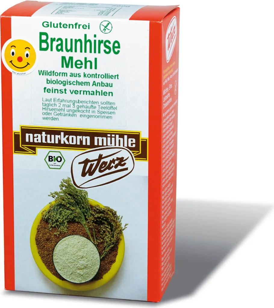 natural grain mill Werz Werz brown millet flour gluten-free -- 500g