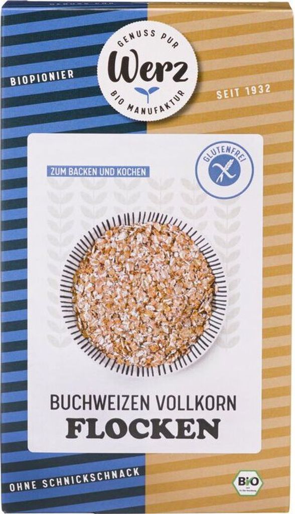naturkorn mühle Werz Werz buckwheat wholegrain flakes gluten-free -- 250g