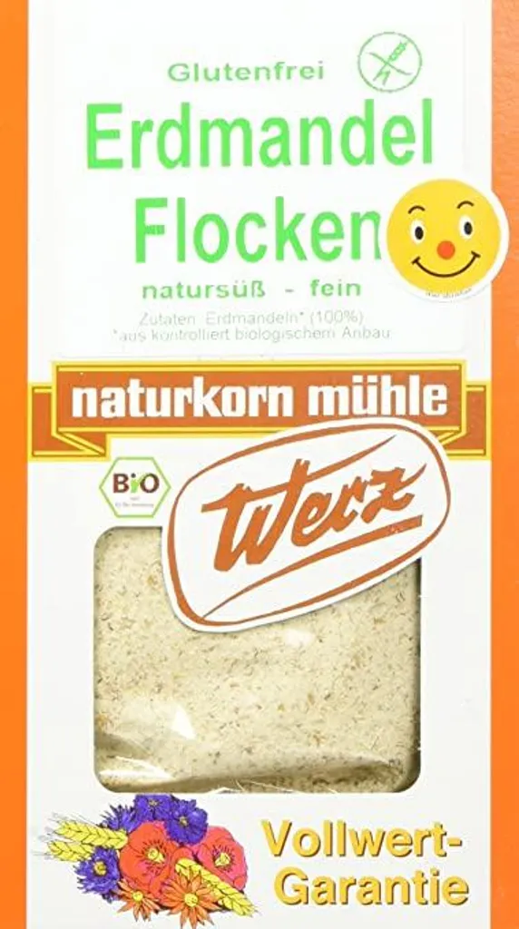 naturkorn mühle Werz Werz Gluten-Free Tiger Nut Flakes, 1 Pack (1 x 250g Pack) - …
