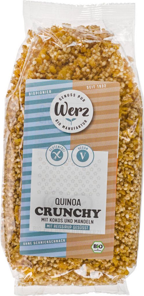 naturkorn mühle Werz Werz Quinoa Crunchy Whole Grain Muesli Gluten-Free -- 250g