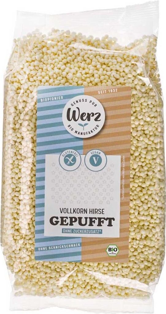 naturkorn mühle Werz Werz Wholegrain puffed millet, gluten-free -- 125g