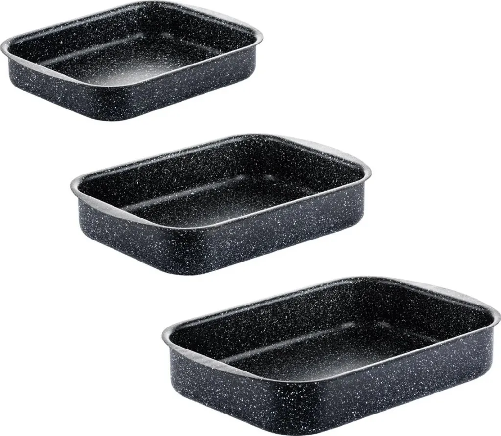 Westinghouse baking pan / roasting pan set Black Marble - ø 25 + 30 + 35 cm