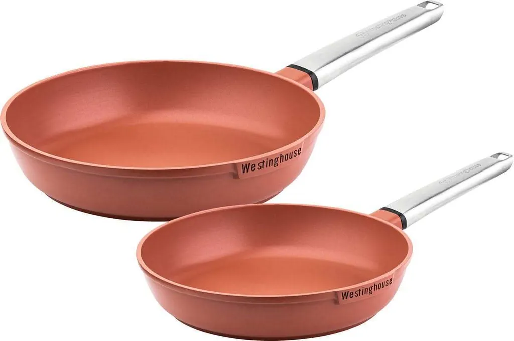 Westinghouse Performance frying pan set ø 24 and 28 cm - Red - Induction and all other heat sources