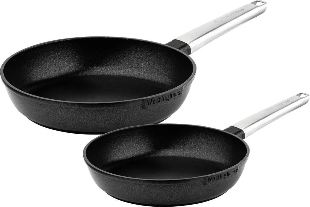 Westinghouse Performance frying pan set ø 24 and 28 cm - Black - Induction and all other heat sources