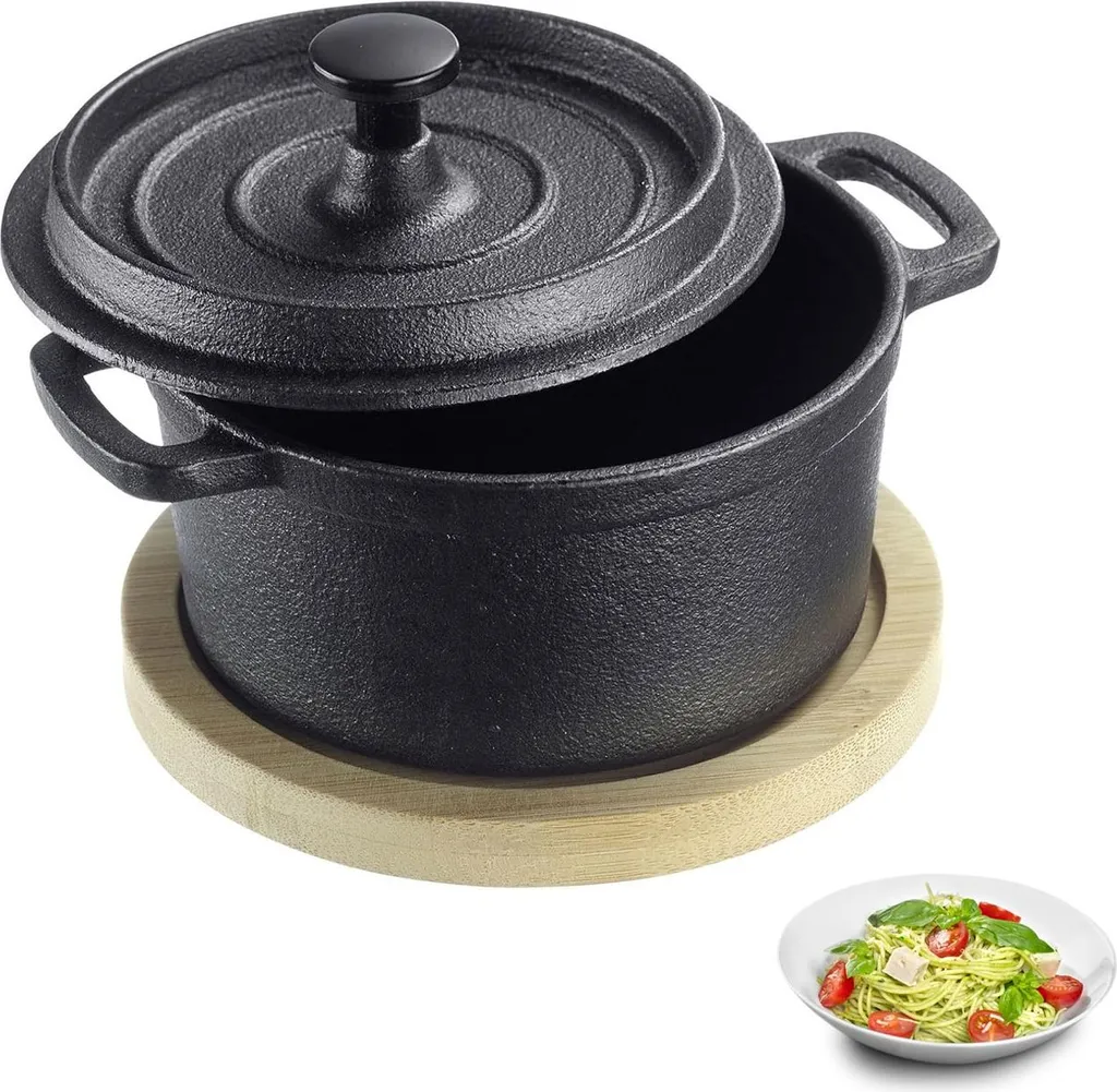 Westmark cast iron pot with lid »Tapas + Friends«, 250 ml, 69962260