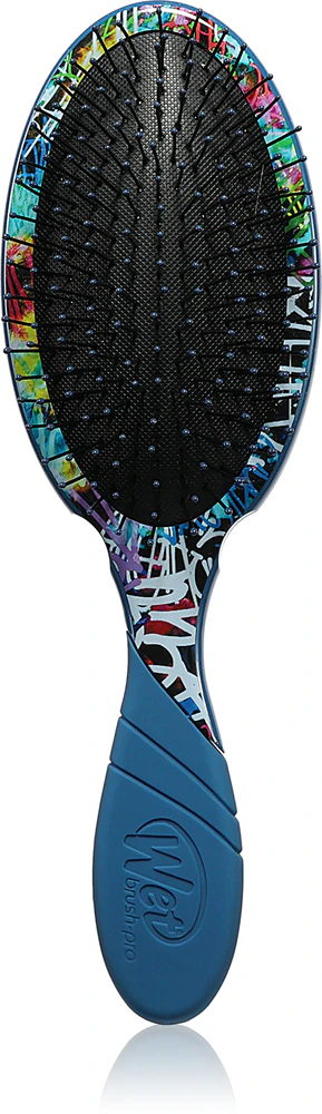 Wet Brush Pro detangler Steet art brush for easy combing of the hair